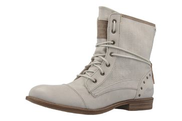 Mustang Shoes Boots in Übergrößen Elfenbein 1157-503-203 große Damenschuhe