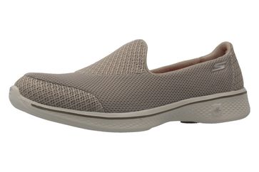 SKECHERS - Damen Slipper - GO WALK 4 PROPEL - Taupe Schuhe in Übergrößen