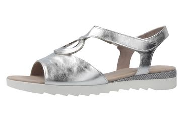 GABOR comfort - Damen Sandalen - Silber Schuhe in Übergrößen