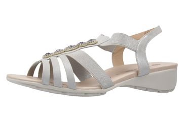 Remonte Sandalen in Übergrößen Silber R5271-90 große Damenschuhe
