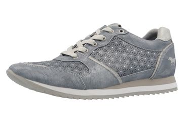 Mustang Shoes Sneaker in Übergrößen Blau 1237-301-852 große Damenschuhe