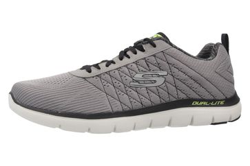 SKECHERS - Herren Sneaker - FLEX ADVANTAGE 2.0 THE HAPPS - Grau Schuhe in Übergrößen