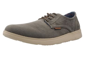 SKECHERS - Herren Halbschuhe - STATUS BORGES - Oliv Schuhe in Übergrößen