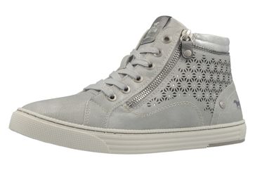 MUSTANG - Damen High Top Sneaker - Grau Schuhe in Übergrößen