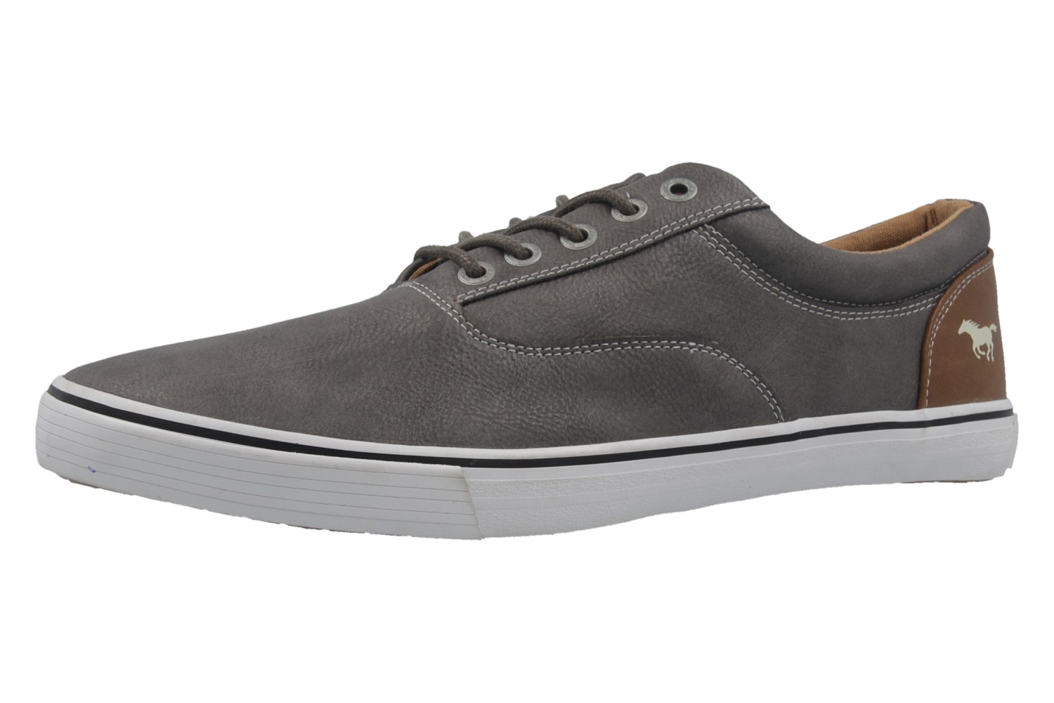 Mustang Shoes Sneaker in Übergrößen Grau 4101 303 2 große Herrenschuhe Mustang sneakers grau herren schuhe sneaker