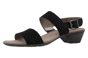 Gabor Sandaletten in Übergrößen Schwarz 64.542.17 große Damenschuhe