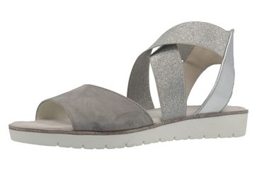 Gabor Sandalen in Übergrößen Grau 65.572.19 große Damenschuhe