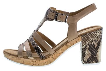 GABOR comfort - Damen Sandaletten - Beige Schuhe in Übergrößen