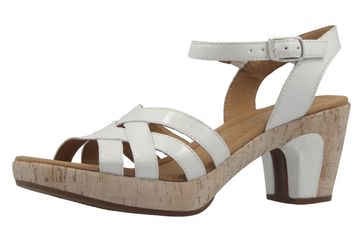 Gabor Sandaletten in Übergrößen Weiß 62.734.90 große Damenschuhe