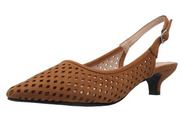 Andres Machado Pumps in Übergrößen Braun AM5176 Ante Marron große Damenschuhe