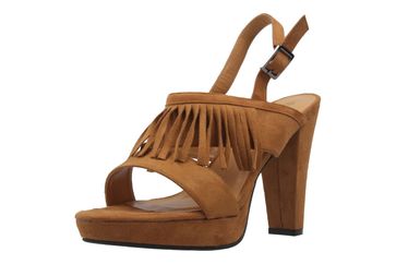Andres Machado Sandaletten in Übergrößen Braun AM5163 Ante Camel große Damenschuhe