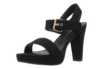 Andres Machado Sandaletten in Übergrößen Schwarz AM5166 Ante Negro große Damenschuhe