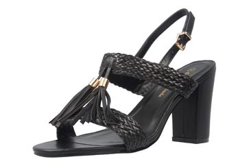 ANDRES MACHADO - Damen Sandaletten - Schwarz Schuhe in Übergrößen