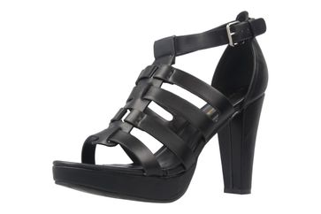 Andres Machado Sandalette in Übergrößen Schwarz AM5160 Soft Negro große Damenschuhe