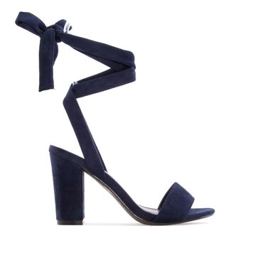 ANDRES MACHADO - Damen Sandaletten - Blau Schuhe in Übergrößen
