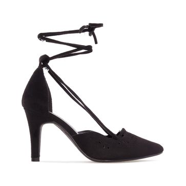 Andres Machado Pumps in Übergrößen Schwarz AM5178 Ante Negro große Damenschuhe