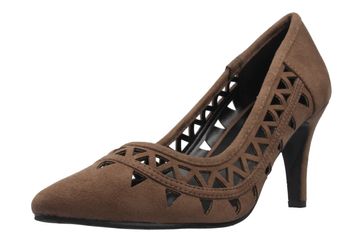 Andres Machado Pumps in Übergrößen Braun AM5183 Ante Tierra große Damenschuhe