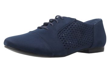 Andres Machado Halbschuhe in Übergrößen Blau AM5144 Ante Azulon große Damenschuhe