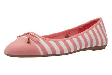 Fitters Footwear Ballerinas in Übergrößen Pink 2.514343 L.Pink/White große Damenschuhe