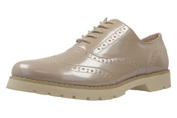 Fitters Footwear Isabelle Halbschuhe in Übergrößen Beige 2.373202 Nude Patent große Damenschuhe