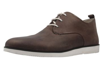 Manz Halbschuhe in Übergrößen Braun 104015-12-187 große Herrenschuhe
