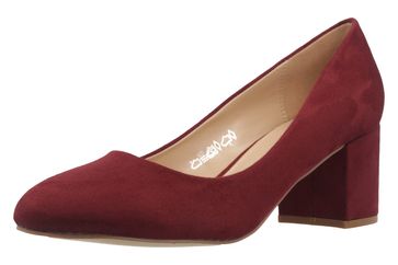 Fitters Footwear Pumps in Übergrößen Rot 2.978609 Burgund große Damenschuhe