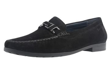 Sioux Mokassin in Übergrößen Schwarz 60602 große Damenschuhe