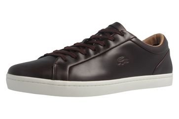 LACOSTE - Herren Sneaker - Straightset 317 - Braun Schuhe in Übergrößen