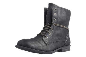 Mustang Shoes Boots in Übergrößen Grau 1157-551-200 große Damenschuhe