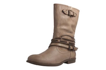 MUSTANG - Damen Stiefel - Beige Schuhe in Übergrößen