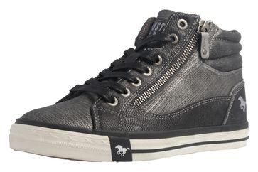 MUSTANG - Damen High Top Sneaker - Grau Schuhe in Übergrößen