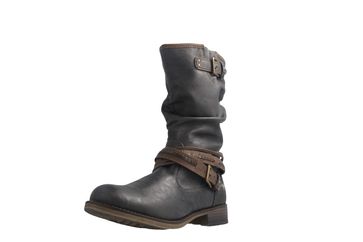 Mustang Shoes Boots in Übergrößen Grau 1139-624-259 große Damenschuhe