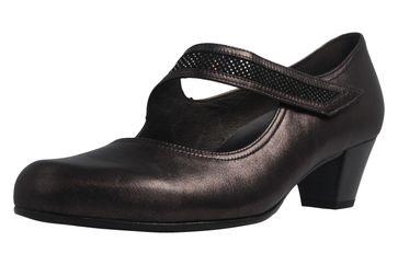 GABOR - Damen Spangenpumps Trotteur - Grau Schuhe in Übergrößen