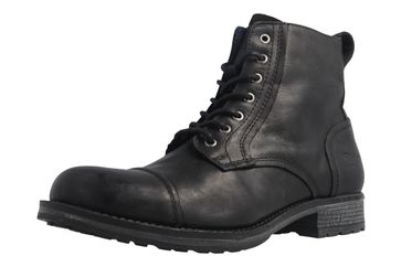 Mustang Shoes Boots in Übergrößen Schwarz 4865-509-9 große Herrenschuhe
