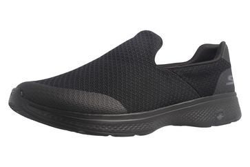SKECHERS - Herren Slipper - GO WALK 4 Expert - Schwarz Schuhe in Übergrößen