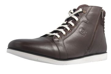 Manz Boots in Übergrößen Braun 104018-02-187 große Herrenschuhe