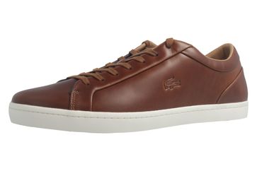 LACOSTE - Herren High Class Luxery Sneaker - Straightset 317 - Braun Schuhe in Übergrößen