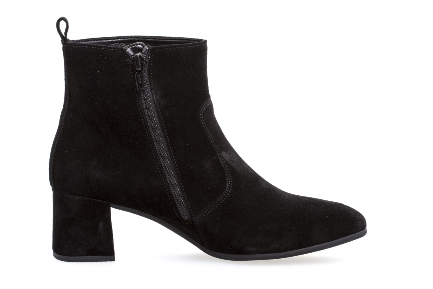 Gabor Stiefelette Veloursleder SchwarzRot Gabor Stiefelette Veloursleder SchwarzRot