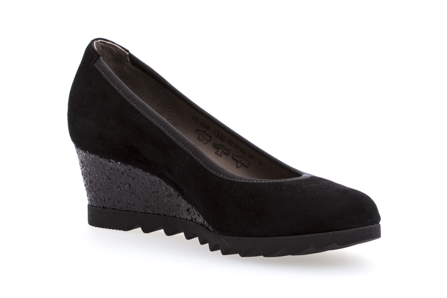 Gabor Pumps in Übergrößen Schwarz 75.330.37 große Damenschuhe Neu Gabor Schwarz Slip On Schuhe Damen Online Bestellen
