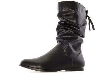 Andres Machado Stiefel in Übergrößen Schwarz AM4081 Soft Negro große Damenschuhe