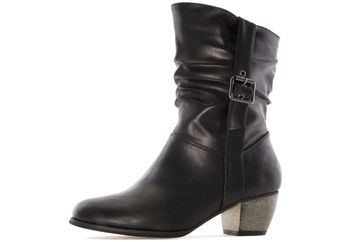 Andres Machado Stiefel in Übergrößen Schwarz AM4082 Soft Negro große Damenschuhe