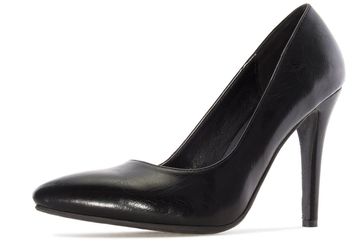 ANDRES MACHADO - Damen Stiletto Pumps - Schwarz Schuhe in Übergrößen