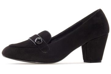 Andres Machado Pumps in Übergrößen Schwarz AM5207 Ante Negro große Damenschuhe