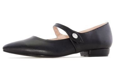 Andres Machado Ballerina in Übergrößen Schwarz AM5204 Soft Negro große Damenschuhe