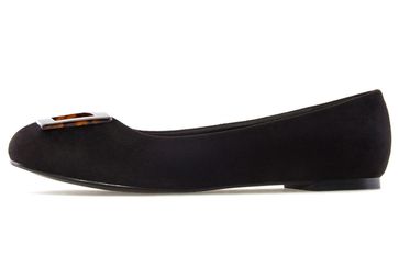 Andres Machado Ballerina in Übergrößen Schwarz AM552 Ante Negro große Damenschuhe