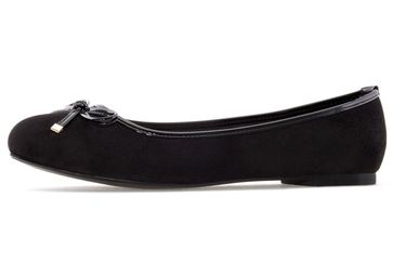 ANDRES MACHADO - Damen Ballerina - Schwarz Schuhe in Übergrößen
