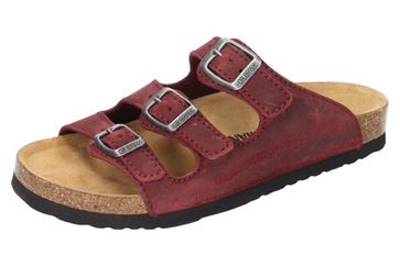 DR. BRINKMANN - Damen Tiefbett Pantolette Rot - Schuhe in Übergrößen