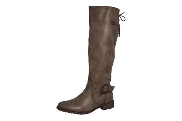 Mustang Shoes Stiefel in Übergrößen Beige 1261-501-318 große Damenschuhe