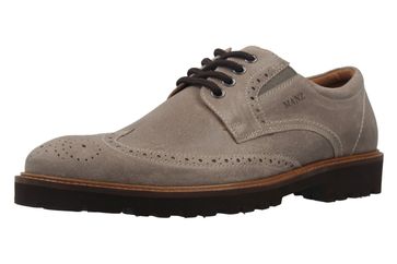 Manz Firenze AGO Puratex Business-Schuhe in Übergrößen Grau 146063-03-023 große Herrenschuhe