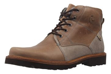 MANZ - Herren Boots - Taupe/Grau Schuhe in Übergrößen